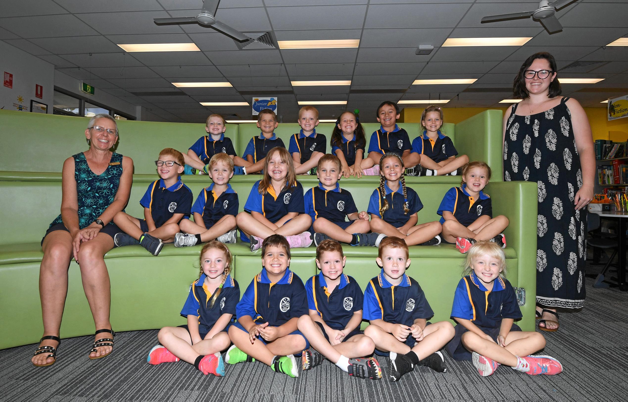 Gympie South State School - Teacher: Miss Mikahlia DegotardiTeacher Aide: Mrs Sue StewartFront Row L-R: Nylila Cooper, Xzander Macgregor, Jagga McCubbin-Calman, Cru Keating, Sienna Gittel.Middle Row L-R: Teacher-Aide Mrs Sue Stewart, Bentley Holland, Brandon Ramsey, Evelynn, Cooper Holland, Alanna Cutting, Tully Wintle, Teacher Miss Mikahlia Degotardi.Back Row L-R: Kyronne, Kohen Ogden, Lachlan Beavis, Peyton Hancock, Aden More, Kaelie Driver. Picture: Troy Jegers