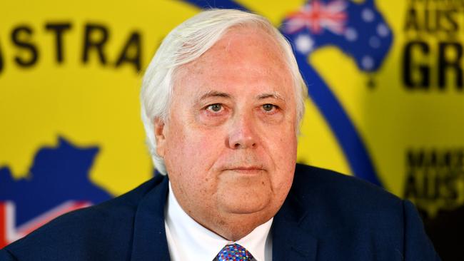 Clive Palmer. Picture: Alix Sweeney