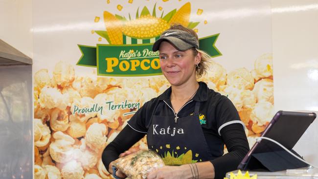 Katja Behlendorf at the Territorians enjoyed themselves at the 2025 Fred's Pass Rural Show. Picture: Pema Tamang Pakhrin