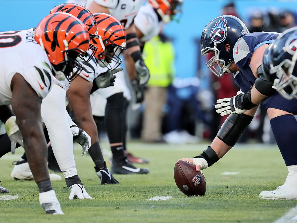 C.J. Uzomah of the Cincinnati Bengals celebrates with Joe Burrow News  Photo - Getty Images