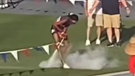 Who was it hurting? Photo: YouTube