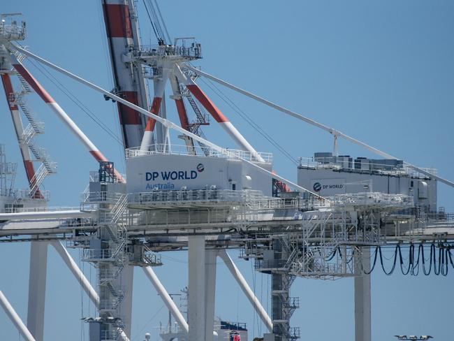 BRISBANE AUSTRALIA MONDAY JANUARY 22 2024 .Generic Photo of DP World facility at the Port of Brisbane.Picture: Glenn Campbell/NCA NewsWire