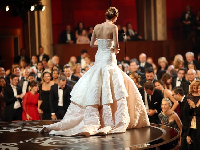 Lawrence says she wishes she could get a do-over on her Oscars speech. Picture: Getty