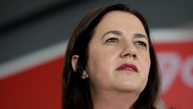 Queensland Premier Annastacia Palaszczuk says she would rather be in opposition than work with One Nation. Picture: AAP Image/Tracey Nearmy