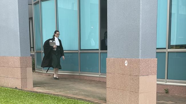 Crown prosecutor Elizabeth Kelso leaves the Cairns Supreme Court after the acquittal of Nathan Andrew Anaheim Morris, 22, on a charge of murdering Rodney Frampton. Picture: Marnie Buchanan