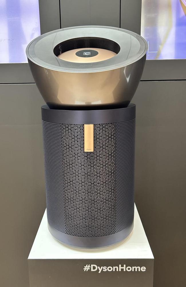 Dyson has unveiled the Big+Quiet Formaldehyde, an air purifier designed for large spaces. Picture: news.com.au in Singapore