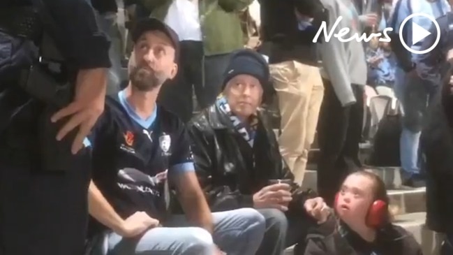 Man with disabled daughter escorted out of A-League match by police