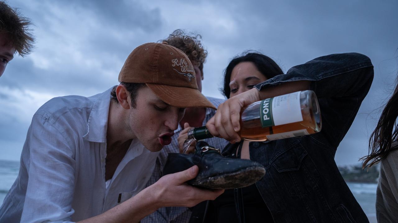 Bondi Beach revellers were keen to keep the party going. Picture: NCA NewsWire / Mario Francisco 