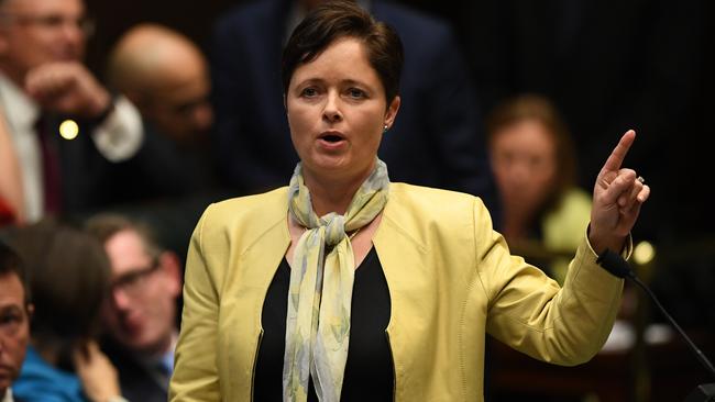 Tanya Davies copped abusive phone calls for her stance on the abortion bill. Picture: AAP