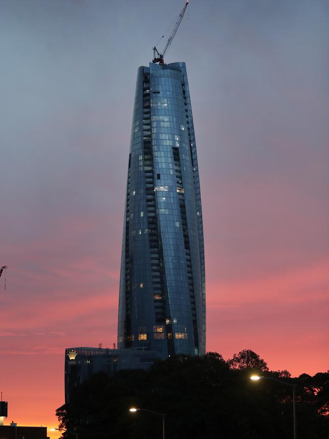 The Crown Casino at Barangaroo in Sydney. Picture: Richard Dobson