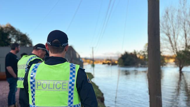 Floods at Deloraine. Picture: Beth Butt