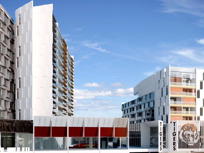 Rozelle Village's artist's impression of their proposed plan for the Balmain Leagues Club site.