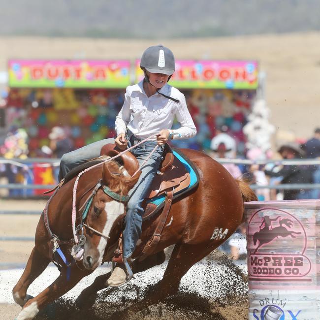 Junior Barrel Racing. Picture: Yuri Kouzmin