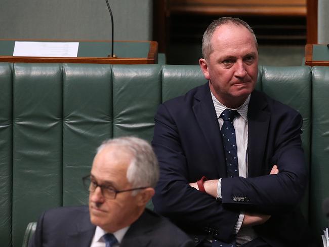 Deputy Prime Minister Barnaby Joyce is being referred to the High Court amid concerns he could be in breach of Section 44. Picture: Kym Smith