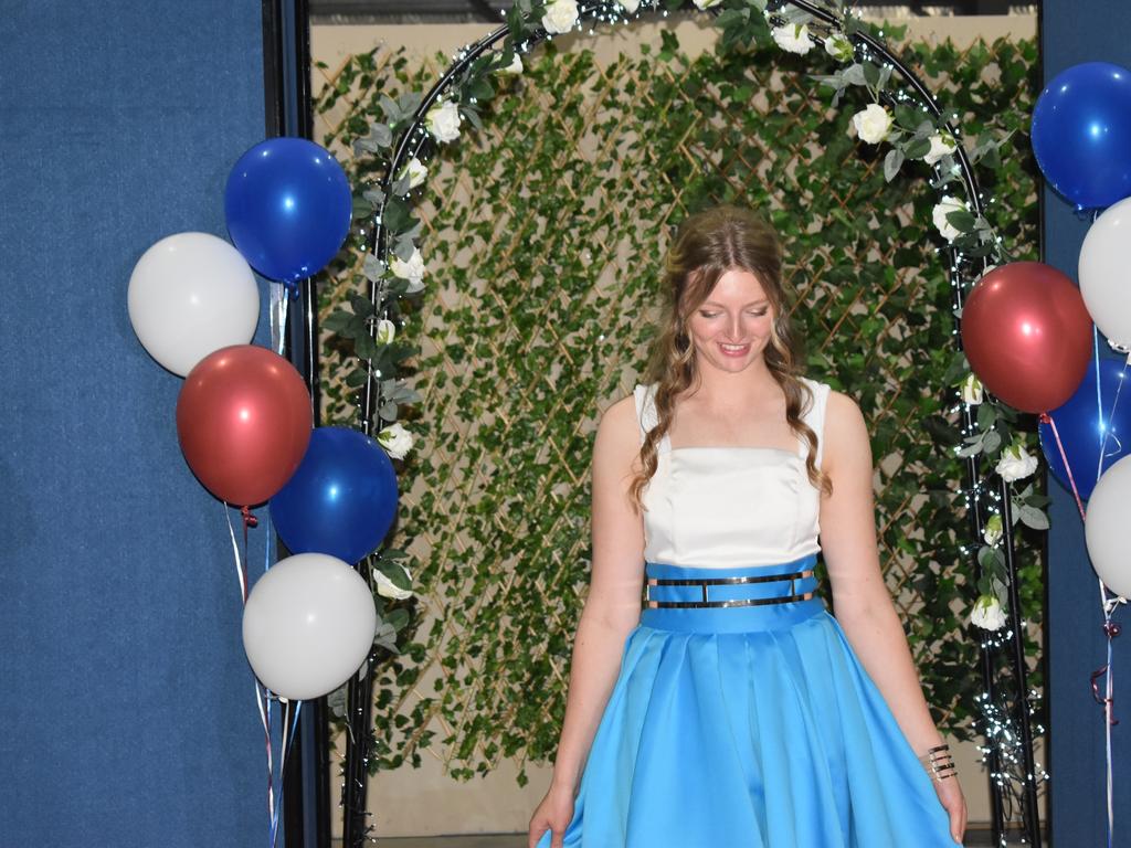 Juliana McNichol at Stanthorpe State High School's 2023 formal (Photo: NRM)