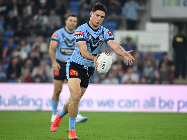 Mitchell Moses’ kicking game will be put under plenty of pressure by Queensland. Picture: NRL Imagery