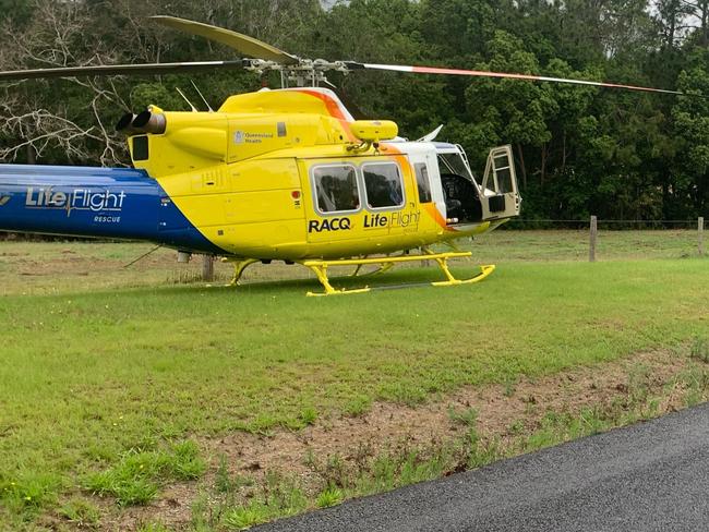 Man flown to hospital after serious Dalby motorbike crash