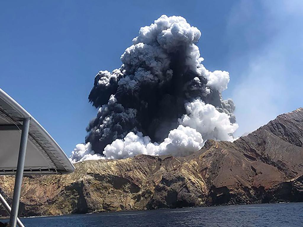 Another person has died after being caught on White Island when the volcano erupted. Picture: Lillani Hopkins/AFP