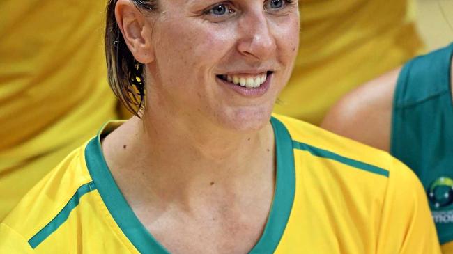 Clare Ferguson (nee McMeniman), captain of Australia with the trophy after defeating New Zealand during game 4 of the Constellation Cup netball test series between the New Zealand Silver Ferns and the Australian Diamonds at ILT Stadium Southland, New Zealand, Thursday, Oct. 20, 2016. Picture: ROSS SETFORD