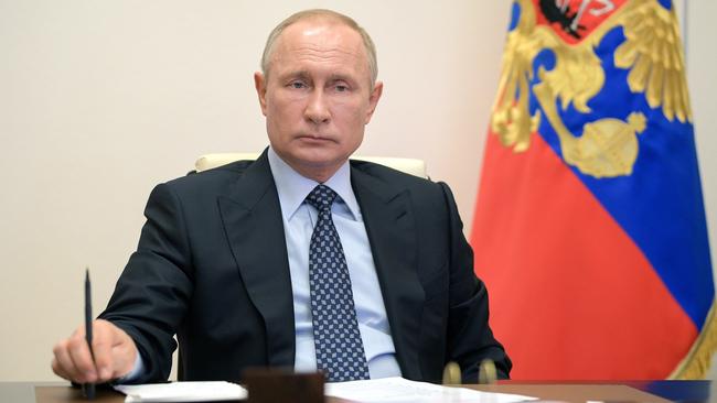 US officials have been warned about associates of Russian President Vladimir Putin trying to interfere with November’s election. Picture: AP