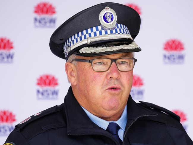 SYDNEY, AUSTRALIA - NewsWire Photos JULY 17, 2021:   NSW Police Deputy Commissioner Gary Worboys provides an update on COVID-19 in Sydney. Picture: NCA NewsWire/ Gaye Gerard