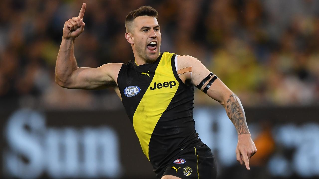 Richmond easily dispatched Hawthorn on Thursday night. (AAP Image/Julian Smith)