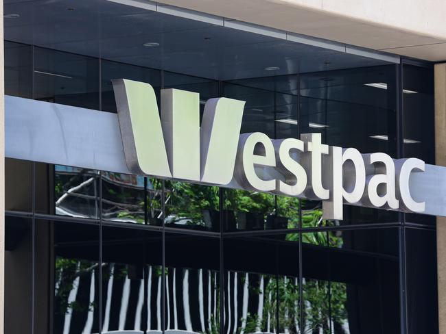 SYDNEY, AUSTRALIA - NewsWire Photos - NOVEMBER 11 2020: A view of Westpac Bank  signage seen in the CBD Sydney Australia. Picture: NCA NewsWire / Gaye Gerard