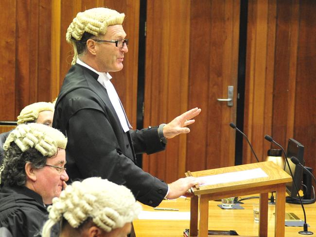 Alistair Wyvill SC in the Supreme Court.