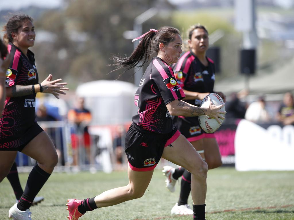 Koori Knockout - Day 4 Womens GF Redfern All Blacks v Bourke Warriors Monday, 7 October 2024 Hereford St, Bathurst NSW 2795, Australia, Picture Warren Gannon Photography