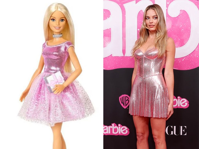 Margot Robbie as Happy Birthday Barbie.