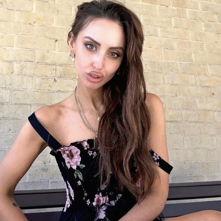 When Liz shared this photo in January, many fans came out saying they thought she had lost too much weight. Picture: Instagram/lizalizzieelizabeth