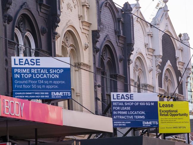 Generic pictures along Chapel st for story on the Demise of Retail on Chapel Street.Picture by Wayne Taylor 4th June 2020