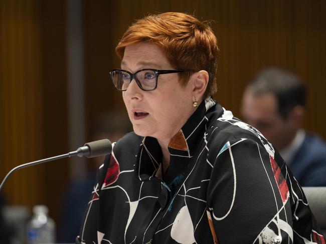 Marise Payne said the government had returned 500,000 Australians since the beginning of the pandemic. Picture: NCA NewsWire / Martin Ollman