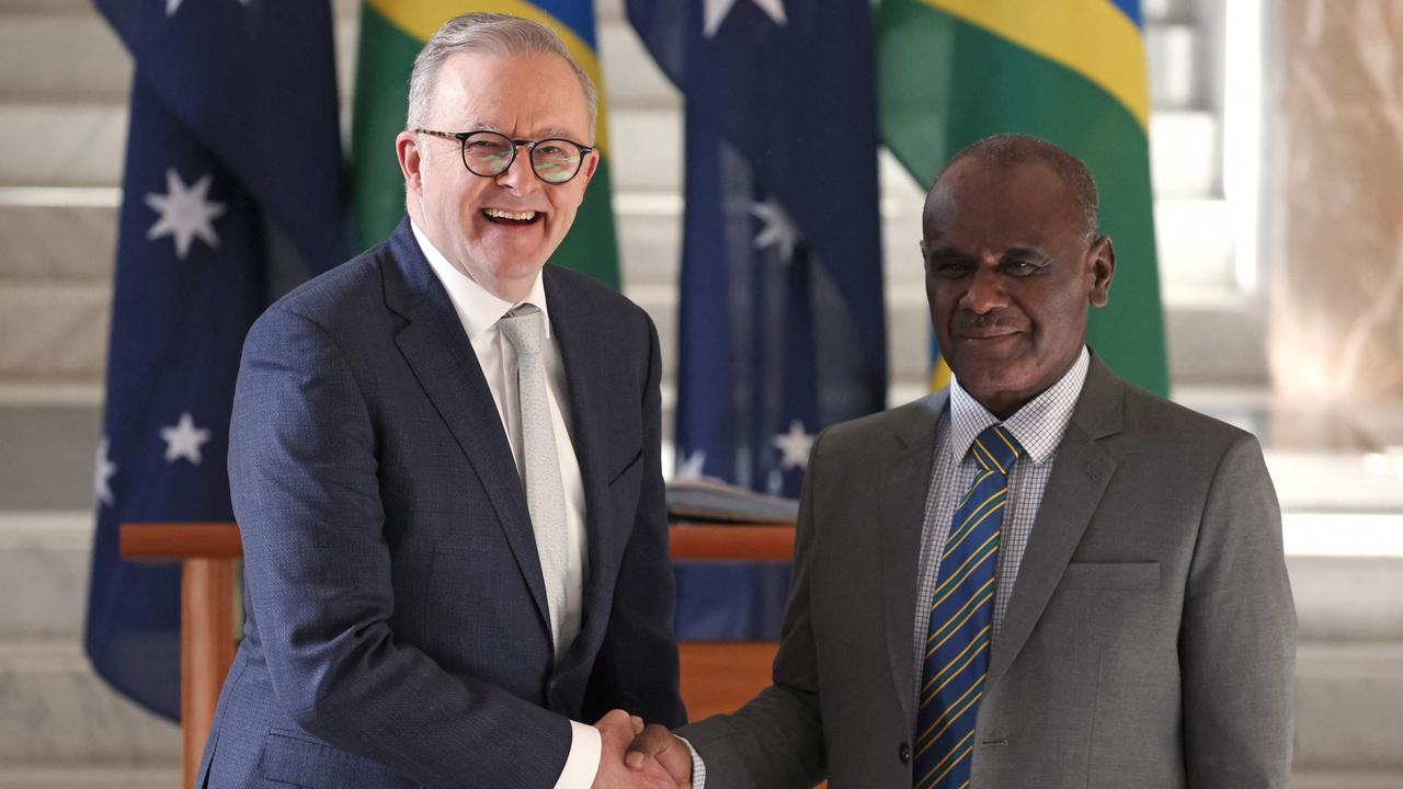 Anthony Albaneses pledges to help Solomon Islands double its police ...