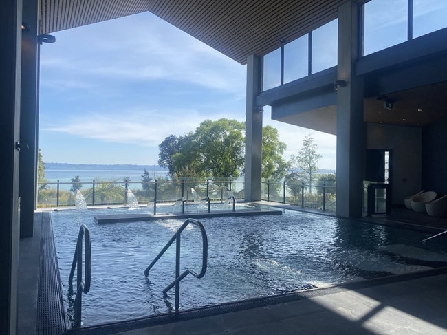 It boasts a number of thermal pools, a geothermal mud lounge, as well as massages and other treatments. Picture: Supplied/Brielle Burns