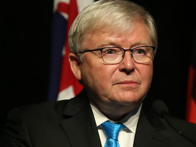 Former PM Kevin Rudd attending a breakfast to mark the 10th Anniversary of the National Apology to AustraliaÕs Indigenous Peoples at Parliament House in Canberra. Picture Kym Smith