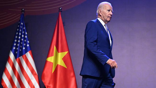 Would the US be better off if Joe Biden stepped aside to allow a younger Democrat contender to run for president? Picture: AFP