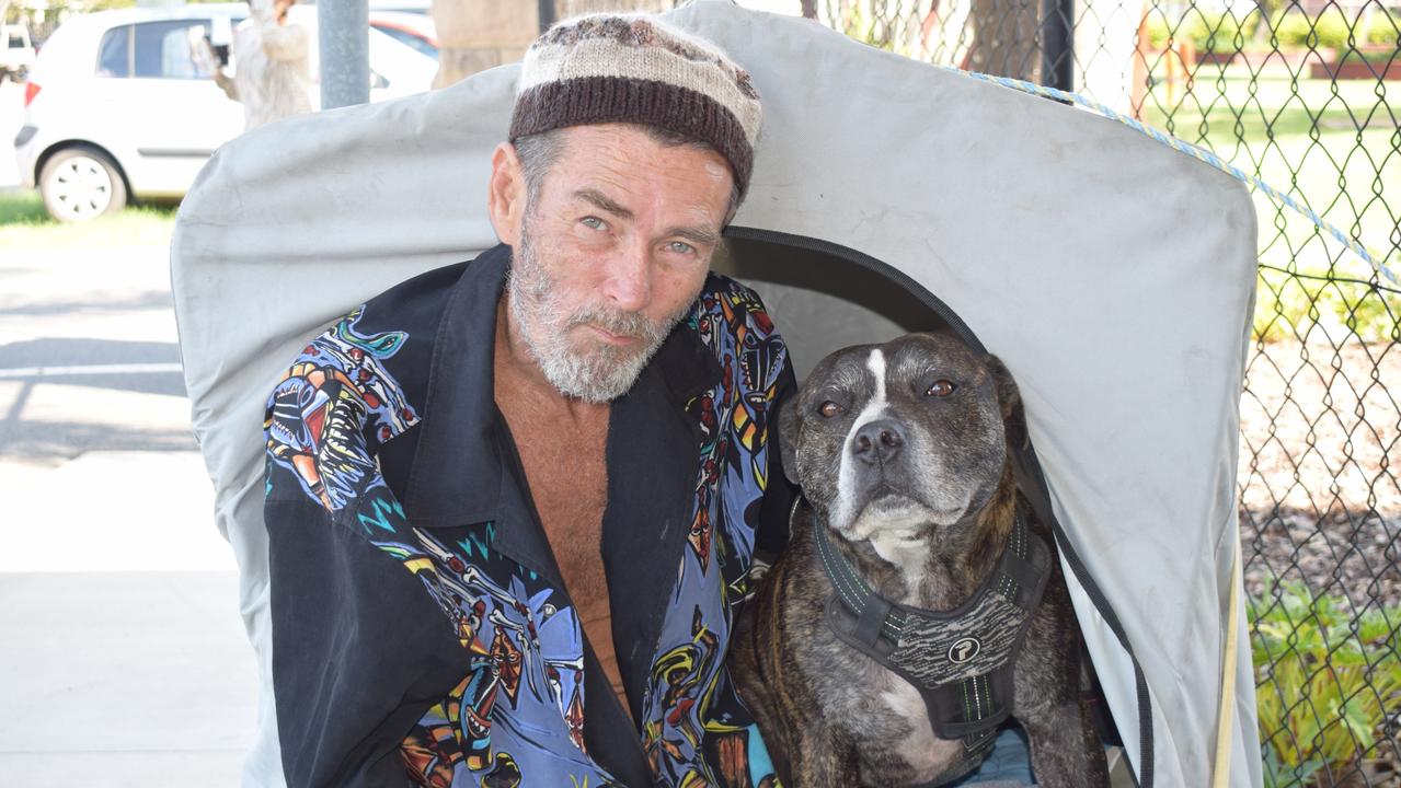 Bradley Lovett at Homeless Connect 2022 at Rockhampton Showgrounds on May 19. Picture: Aden Stokes