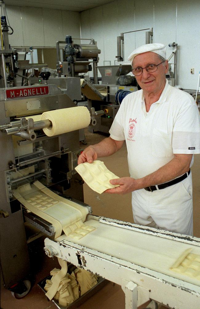 Angelo Cazzolato at work in 2003.