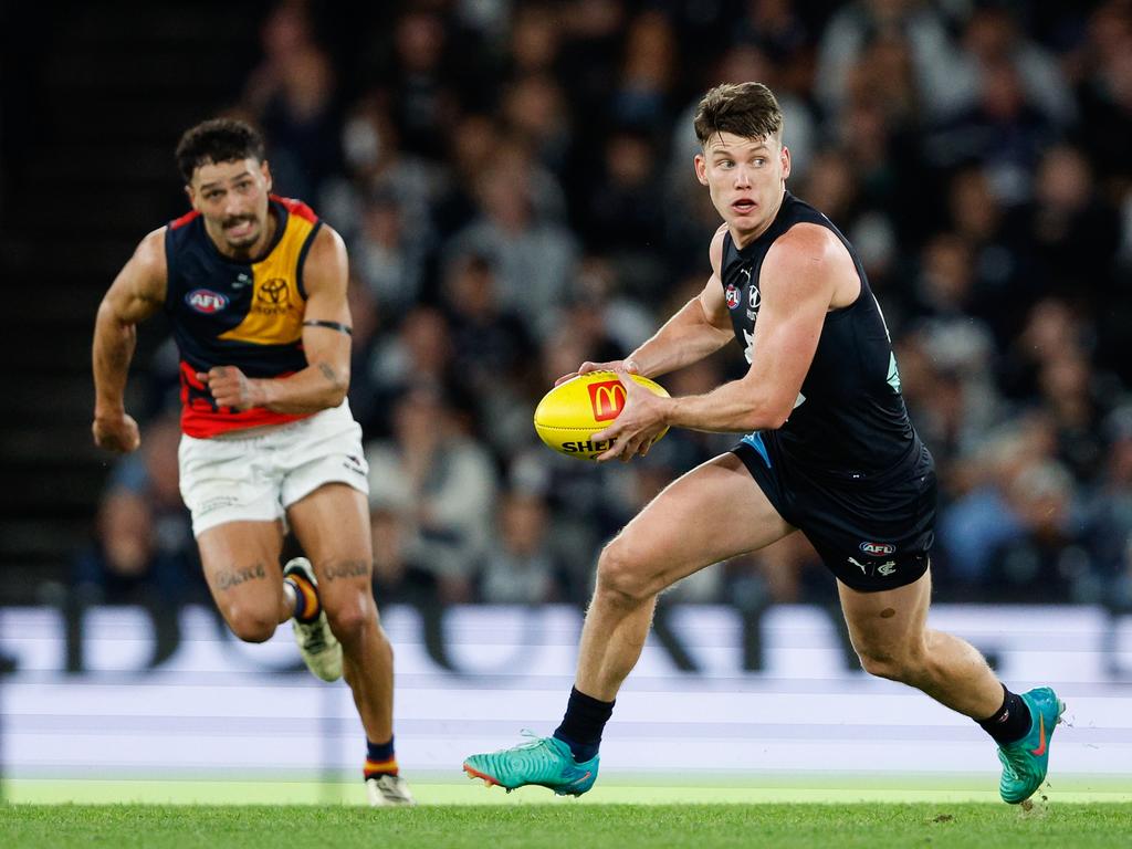 Sam Walsh starred in his return. Picture: Dylan Burns/AFL Photos