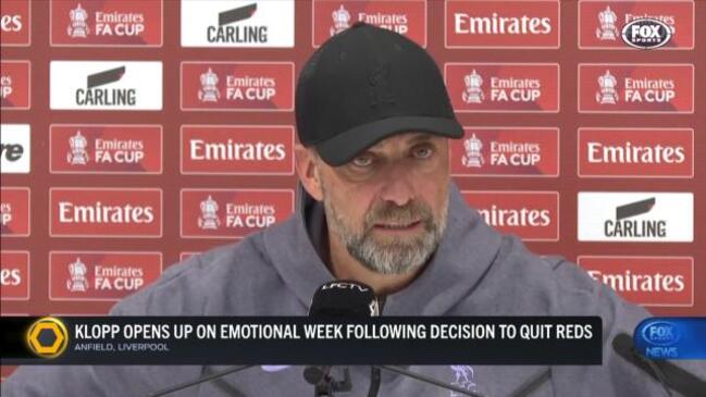 Jurgen Klopp opens up on emotional week