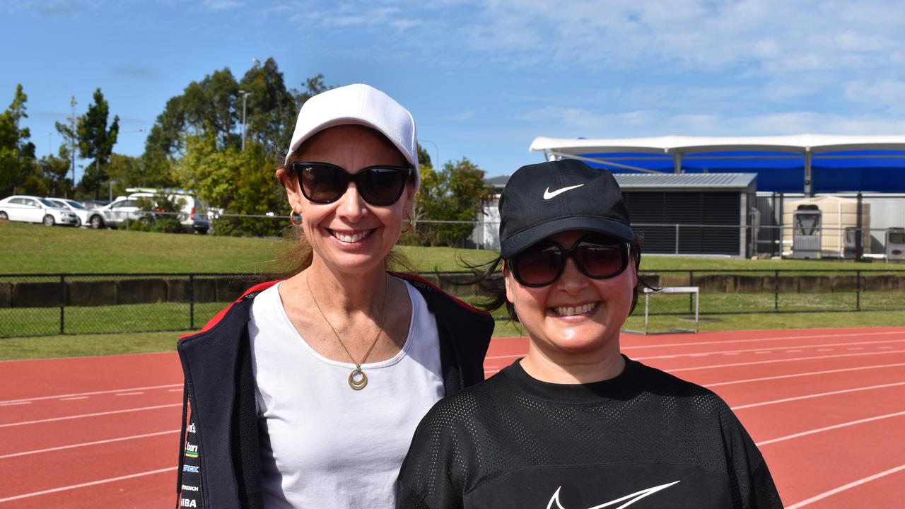 Valerie Blain and Natasha Wicks at the Sunshine Coast Relay for Life 2022.