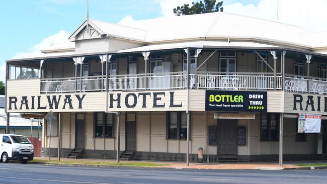 A hang-out with friends at the Railway Hotel in Imbil on July 26 2023 turned devastating for a 17-year-old boy after Nicholas Hickey threatened his life. Picture: Shane Zahner