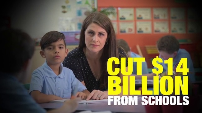 Labor ad attacks coalition's attempted tax handouts