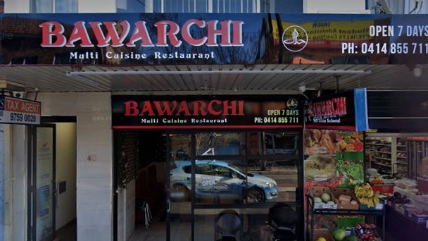 Bawarchi restaurant in Lakemba has been fined $1320. Picture: Google Maps