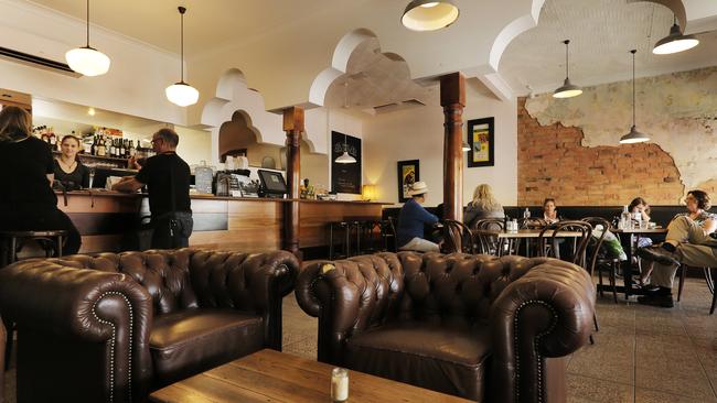 The dining room at The Raincheck Lounge, North Hobart. Picture: Mathew Farrell