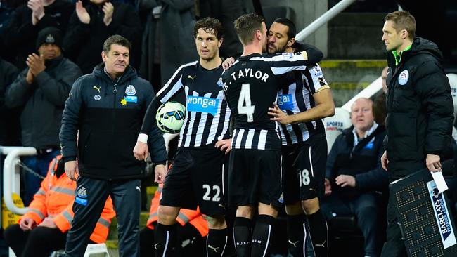 Jonas Gutierrez (r) made an emotional return.