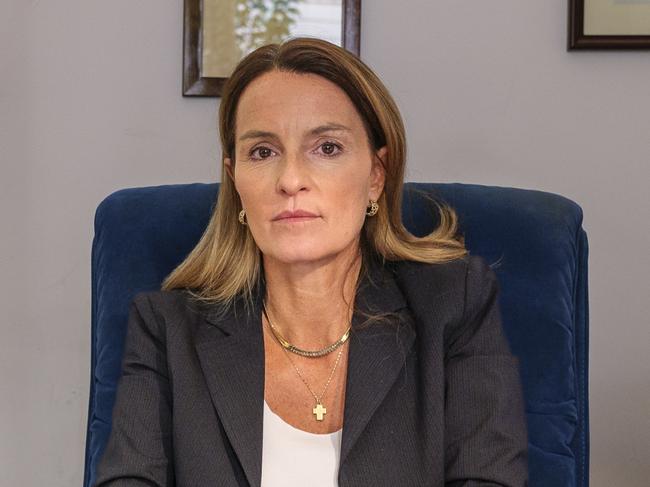 Lawyer Serena Tucci, public defender of Perry Kouroumblis arrested in Italy for murder while awaiting extradition, for now detained in Rome's Regina Coeli prison Picture: Supplied