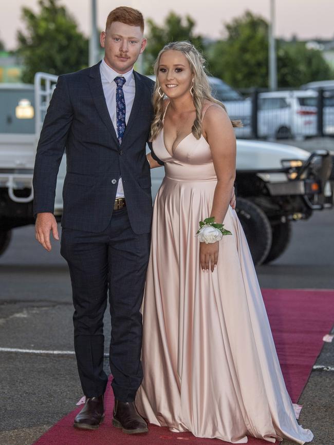 Connor Clement and Kasey Gilliland. St Ursula's College formal. Friday. 20th Nov 2020