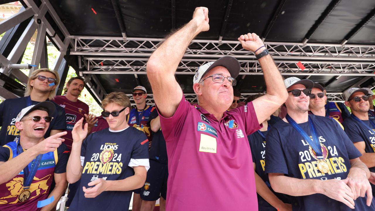 I Lions rimangono il brindisi di Brisbane dopo la gloria della premiership